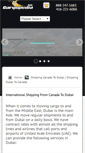 Mobile Screenshot of canadadubaishipping.com